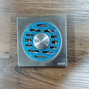 Đế phễu ga thoát sàn Inox có lỗ cắm cổ nối thoát nước máy giặt lắp cut chia thoát nước máy giặt