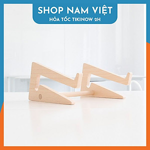 Giá Đỡ, Đế Gỗ Thông Minh Tản Nhiệt Cho Laptop, Máy Tính Bảng - Hàng Chính Hãng