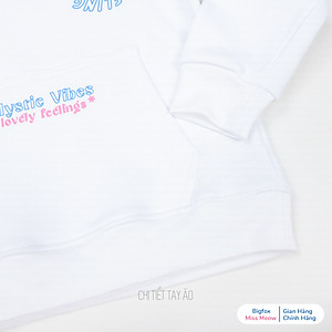Áo nỉ hoodie cho bé gái Bigfox Miss Meow có mũ mặc nhà mùa thu đông size đại trẻ em 7-15 tuổi 50kg