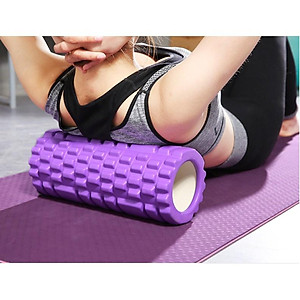Con lăn Yoga Massage Foarm Roller, ống trụ lăn xốp thể thao giãn cơ có gai roam rollet cao cấp, ống lăn giãn cơ - Chính hãng DoDoDios