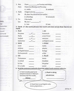 Sách Bài Tập Tiếng Anh Lớp 6