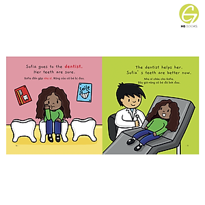 Sách - Bộ 6 cuốn Ehon song ngữ Việt - Anh: My World - Thế Giới Quanh Em - Tặng file nghe giúp bé làm quen với Tiếng Anh