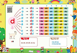 Tập Đánh Vần Tiếng Việt - Theo sơ đồ tư duy (Phiên bản Đặc biệt 4.0 Quét mã QR nghe Đọc và Kể chuyện))