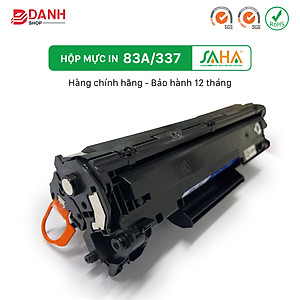Hộp mực in SAHA 83X/337 cho máy in HP, Canon - Hàng chính hãng