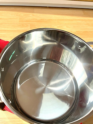 Nồi luộc gà inox 304 cao cấp 5 đáy Kalpen Size 28