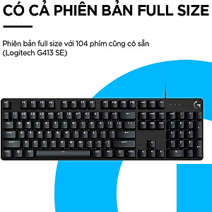 Bàn phím cơ game Logitech G413 TKL SE / G413 SE Full Size - Hàng chính hãng