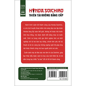Sách Honda Soichiro - Thiên Tài Không Bằng Cấp