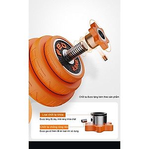 Bộ Tạ Tay Điều Chỉnh Đa Năng 4 IN 1 FED Tạ Gang Mã Niken loại 20kg---  hàng chính hãng