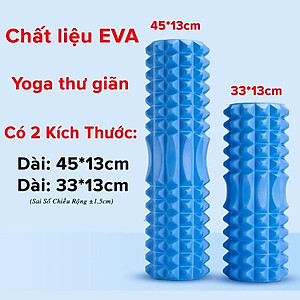 Con Lăn Yoga Massage Foarm Roller Ống Trụ Xốp Tập Thể Thao Giãn Cơ Có gai Roam Rollet Cao Cấp Chính Hãng Amalife