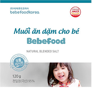 Muối ăn dặm cho bé Bebefood Hàn Quốc