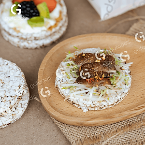 Bánh gạo lứt GUfoods (300g) - Không chiên dầu, Không đường, Từ gạo và ngũ cốc nguyên hạt, Lành mạnh, Phù hợp Eat clean, Ăn vặt healthy, Thực dưỡng, Tập gym, Thuần chay, Đa dạng hương vị