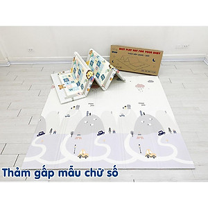 Thảm xốp cho bé Umoo Gấp Gọn Thảm Chơi Cho Bé Trải Sàn