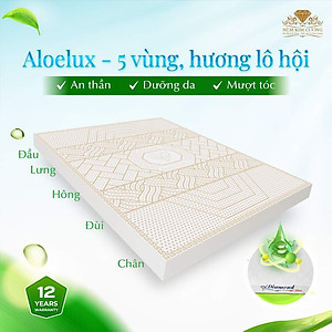 Nệm Cao Su Kim Cương 5 ZONE ALOE