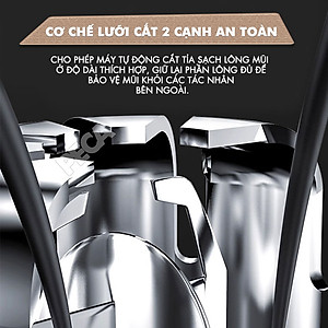 Máy tỉa lông mũi Kemei KM-323 dùng pin sạc USB tiện lợi - Hàng chính hãng