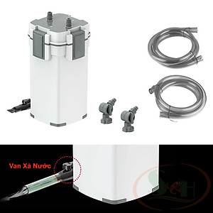 Lọc thùng Sunsun XiaoLi XWA 600, 800, 1000 hút váng đèn uv xả đáy bể thủy sinh cá tép cảnh
