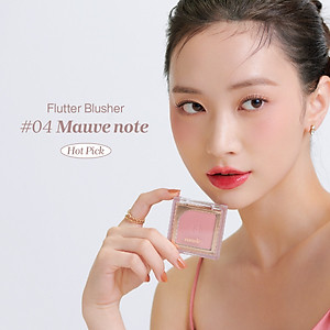 Phấn Má Hồng Mịn Lì Kiềm Dầu Chuẩn Màu mude Flutter Blusher (5g)
