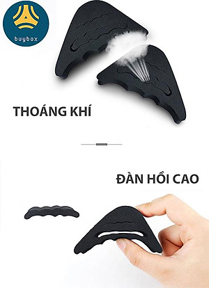 2 cặp miếng lót mũi giày nam cao su non đệm êm ngón chân - buybox - BBPK50