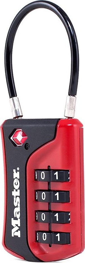Khóa 4 số Master Lock 4697 D có TSA khóa vali hành lý du lịch