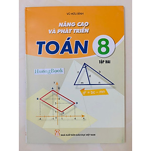 Sách - Combo Nâng Cao Và Phát triển Toán Lớp 8 - tập 1+ 2 ( mới nhất 2023 )