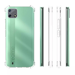 Ốp lưng dẻo trong chống sốc dành cho Realme C20 - Hàng Nhập khẩu