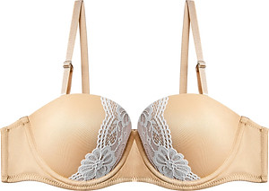 Áo Ngực Cúp Ngang Phối Viền Ren  Miley Lingerie BRM09202