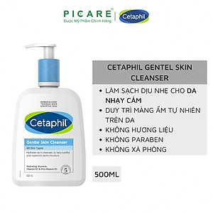 Sữa Rửa Mặt Cetaphil Gentle Skin Cleaner (500ml) - 8394107341305,9318637069637