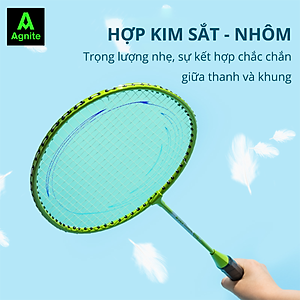 [RẺ NHẤT MALL] Bộ 2 vợt cầu lông giá rẻ chính hãng Agnite, bền, nhẹ, tặng kèm túi vợt và quả cầu lông - ER301/ER302