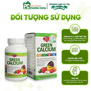 Canxi Hữu Cơ Olympian Labs Green Calcium Dễ Hấp Thu, Hạn Chế Gây Táo Bón, Nóng Trong 100 Viên/Hộp