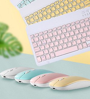 COMBO PHÍM CHUỘT BLUETOOTH KHÔNG DÂY MINI ( MÀU NGẪU NHIÊN )