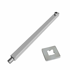 Ống nước nối vòi hoa sen hình vuông bằng thép không gỉ dài 16 inch