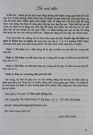 Sách Tuyển Tập Đề Kiểm Tra Định Kì Khoa Học Tự Nhiên Lớp 7 ( Theo Chương Trình GDPT Mới )