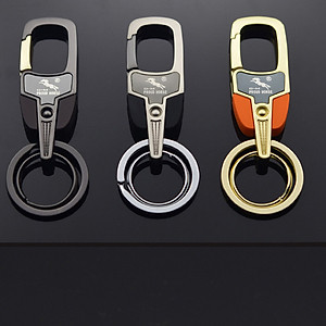 Móc Khóa Kim Loại Không Gỉ Proud Horse OM024 - Móc Khóa Ô Tô Xe Máy Gài Thắt Lưng Cao Cấp