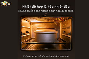 Lò Nướng Điện Kiêm Hấp Đa Năng BEAR DKX-C20R5 Dung Tích 18 Lít Công Suất 1200 W - Hàng Chính Hãng