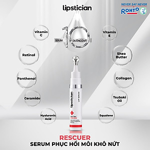Serum dưỡng môi, phục hồi khô nứt Lipstician Lip Serum Rescuer 9g