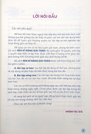 Rèn Kĩ Năng Giải Toán Lớp 3 - Tập 2 (Theo Chương Trình Giáo Dục Phổ Thông Mới)