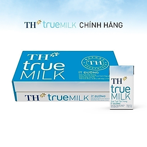 Thùng 48 hộp sữa tươi tiệt trùng TH True Milk  ít đường 110ml