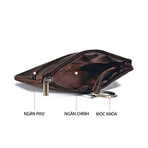 Ví nam DA BÒ THẬT phong cách mới  - BEE GEE VNA1014