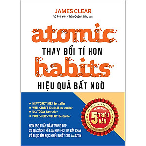 Sách Thay Đổi Tí Hon - Hiệu Quả Bất Ngờ Atomic Habits (Tái Bản Lần 4)