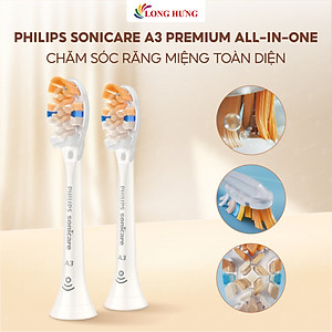 Đầu bàn chải điện Philips Sonicare A3 Premium All-in-One HX909 - Hàng chính hãng