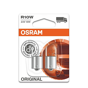 Combo 2 Bóng Đèn Xi Nhan 1 Tim OSRAM Original R10W 24V 10W (Chân Thẳng)