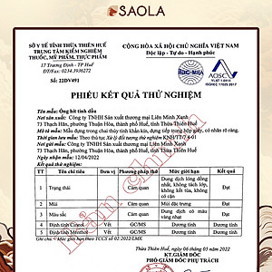 Ống hít tinh dầu thiên nhiên SAOLA - Ống Hít Thảo Dược Huế, Giảm Nghẹt Mũi, Nhức Đầu, Say Tàu Xe - Hàng Chính Hãng