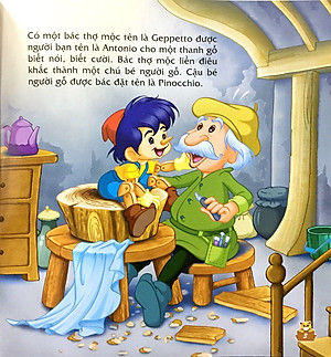 Sách Ngày Xửa Ngày Xưa - Cậu Bé Người Gỗ Pinocchio