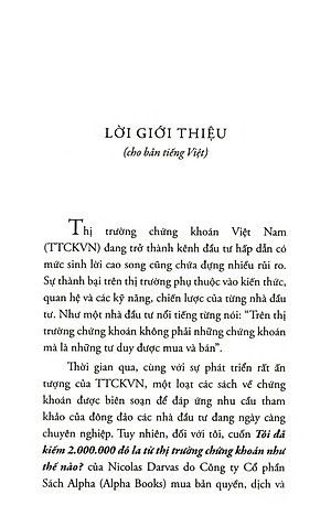 Sách Tôi Đã Kiếm 2.000.000 Đô La Từ Thị Trường Chứng Khoán Như Thế Nào? (Tái Bản 2021)