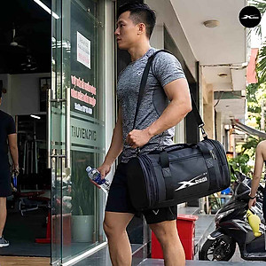 Túi Thể Thao Xbags XB 6001 - Túi Trống Tập Gym Đựng Đồ Đa Năng, Có Ngăn Để Giày Riêng, Vải Chống Nước Cao Cấp