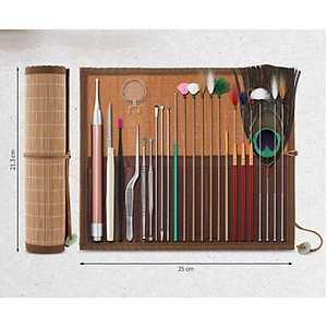 Dụng Cụ Lấy Ráy Tai, Bộ Ngoáy Tai 24 Món Tich Hợp Đèn Soi Cho Cảm Giác Siêu Đỉnh HBH