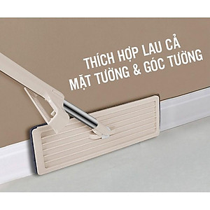  Cây Lau Nhà Tự Vắt Phẳng Thông Minh Spin Mop Xoay 360 Độ_ Tặng Kèm Hai Bông Lau