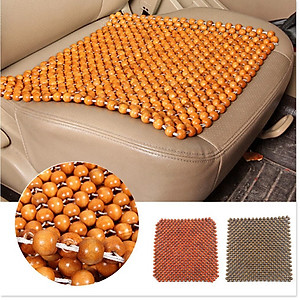 Miếng Đệm Hạt Gỗ PaKaSa Massage Ghế Ô TÔ , Xe Hơi , Ghế Văn Phòng KT 45 x 45 cm - Chính Hãng