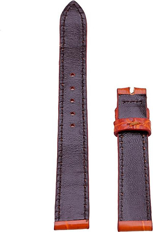 Dây Đồng Hồ Da Cá Sấu Size Nhỏ Huy Hoàng HT8228 - Vàng