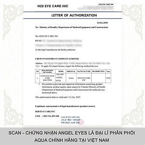 Nước ngâm lens Angel Eyes Aqua B5 dung tích 160ml và 360ml