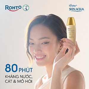 Kem chống nắng Skin Aqua trang điểm tạo nền trắng mịn & đều màu dạng sữa Sunplay Skin Clear White CC Milk SPF 50, PA++++ 25g